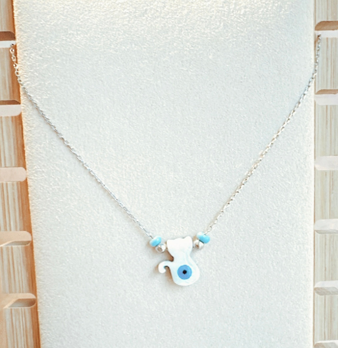 ps116 cadena + dije gatito negro