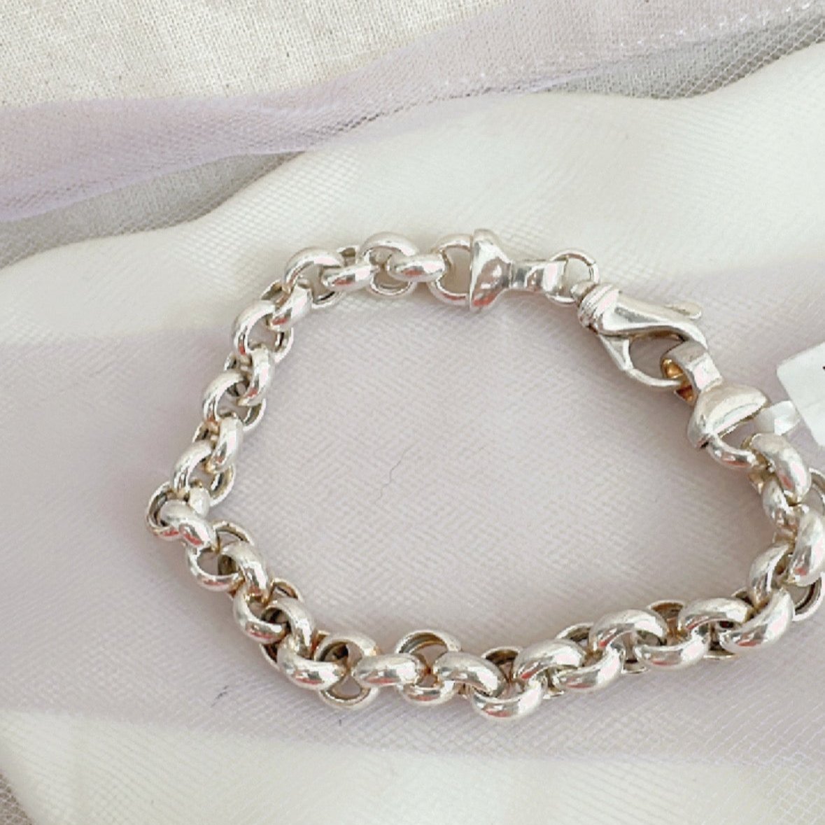 pb125 Pulsera rolo, cierre mosquetón