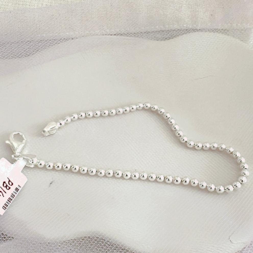 pb147 Pulsera bolitas 2mm