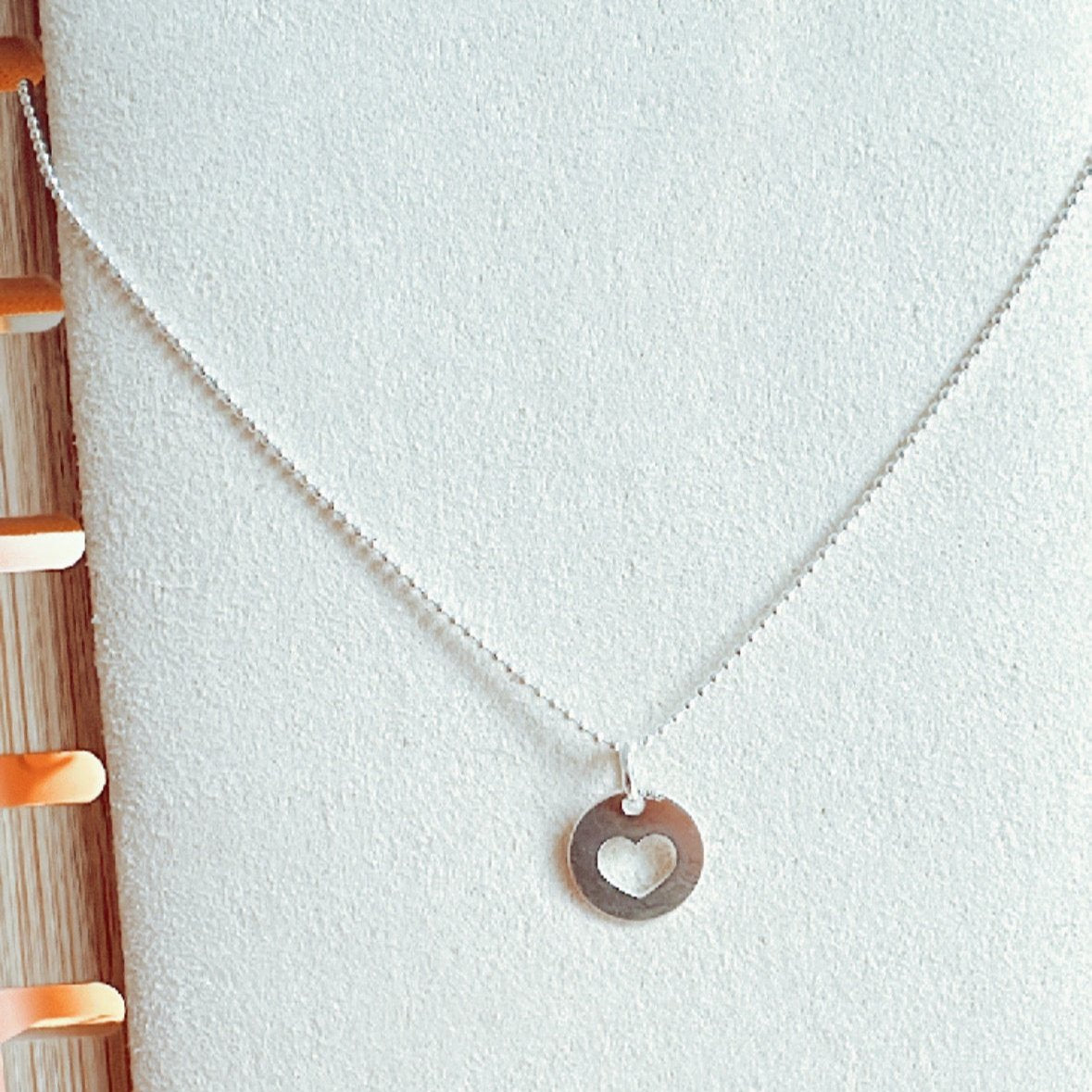 Cadena con dije corazón XS