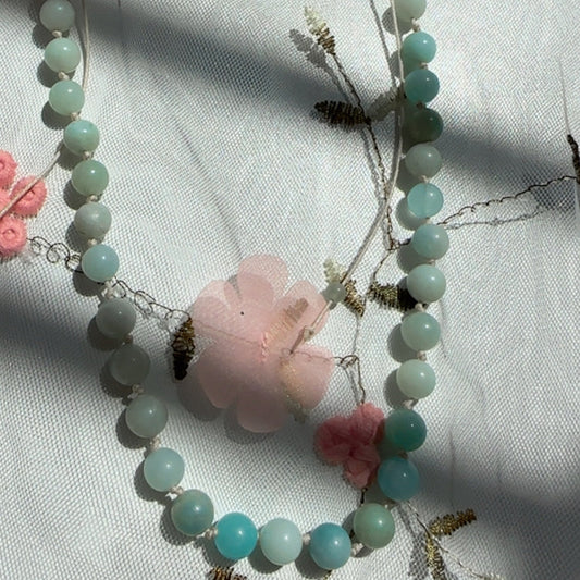 Collar Piedras Naturales - Amazonita (8 mm)