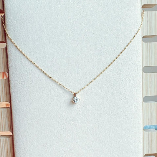 os104 Cadena oro18k con dije BRILLANTE