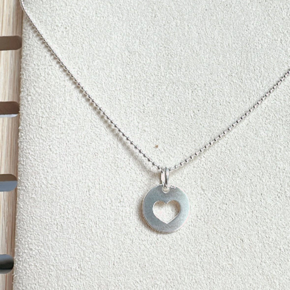 Cadena con dije corazón XS