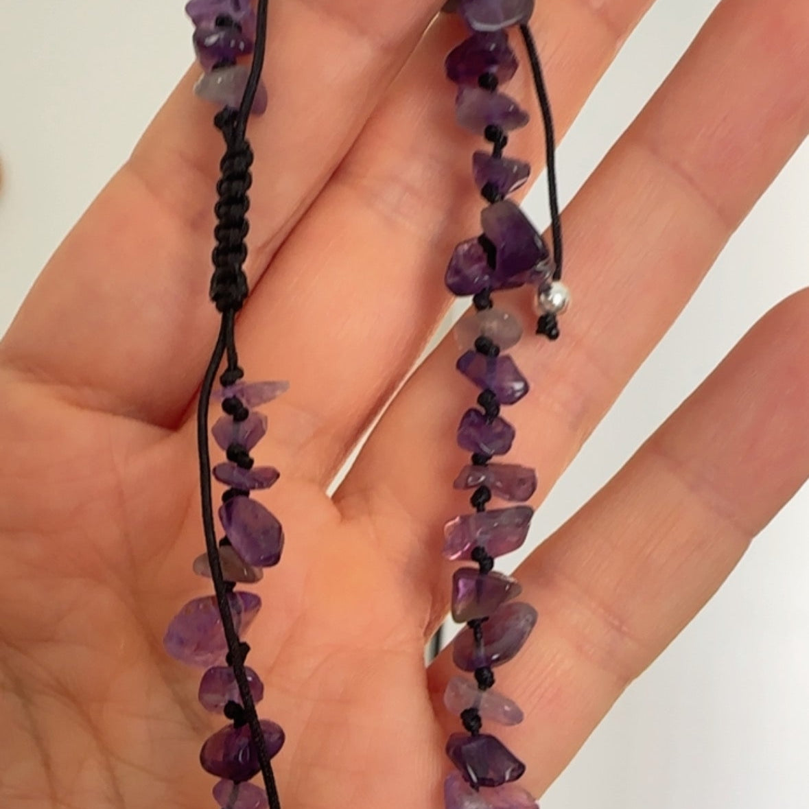 Collar Piedras Naturales - Amatista