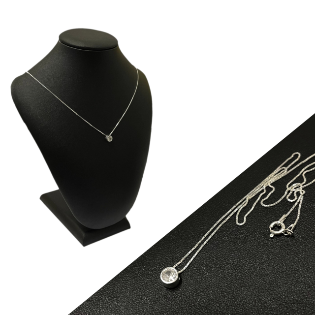 Cadena punto luz plata 925