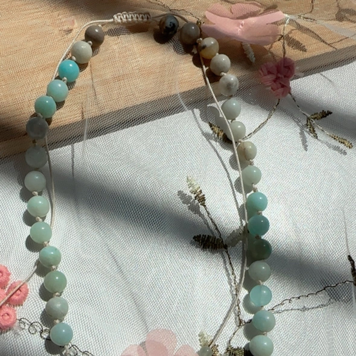 Collar Piedras Naturales - Amazonita (8 mm)