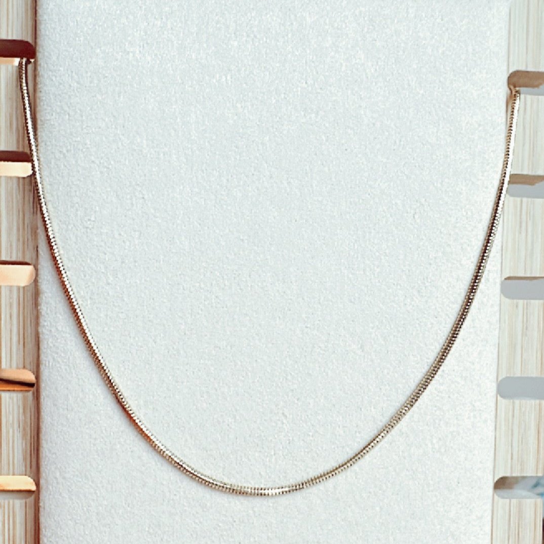 Cadena oro18k diseño cola ratón