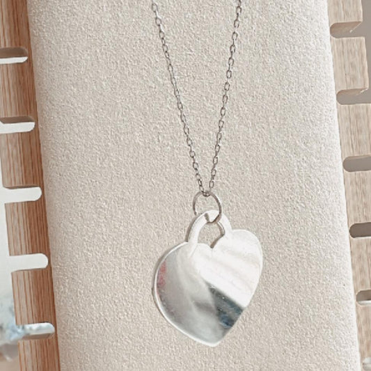 Cadena con dije corazón XL