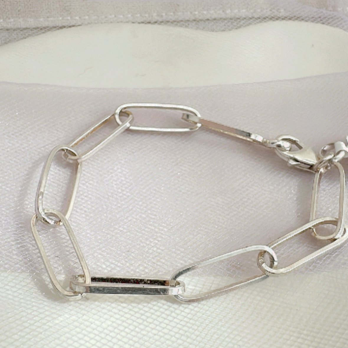 pb145 Pulsera plata eslabón 2cm