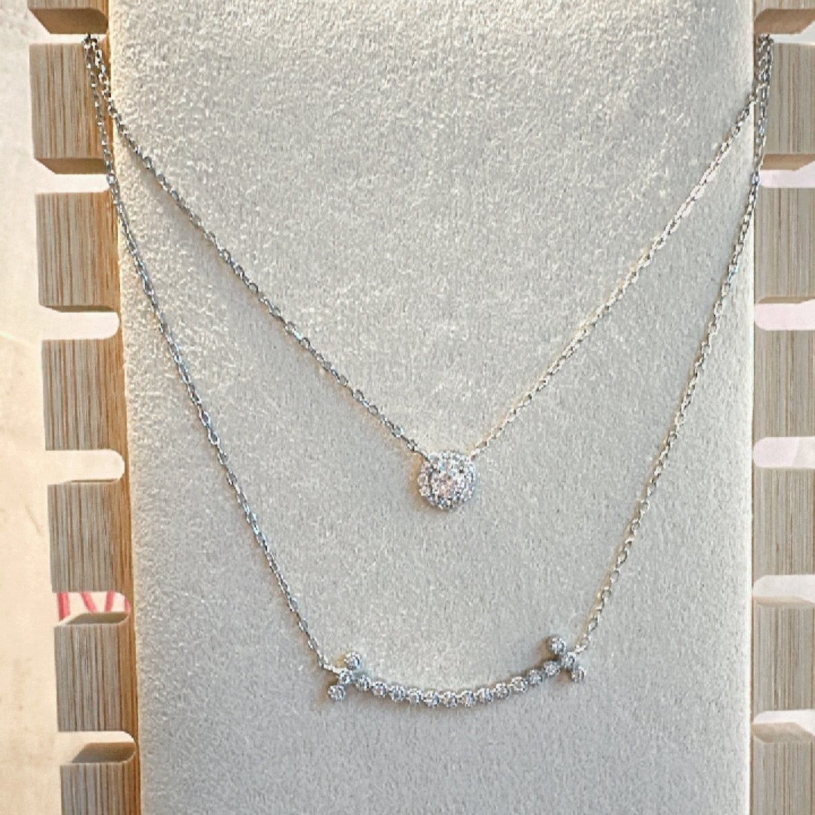 ps092 - doble cadena con zirconias ✨