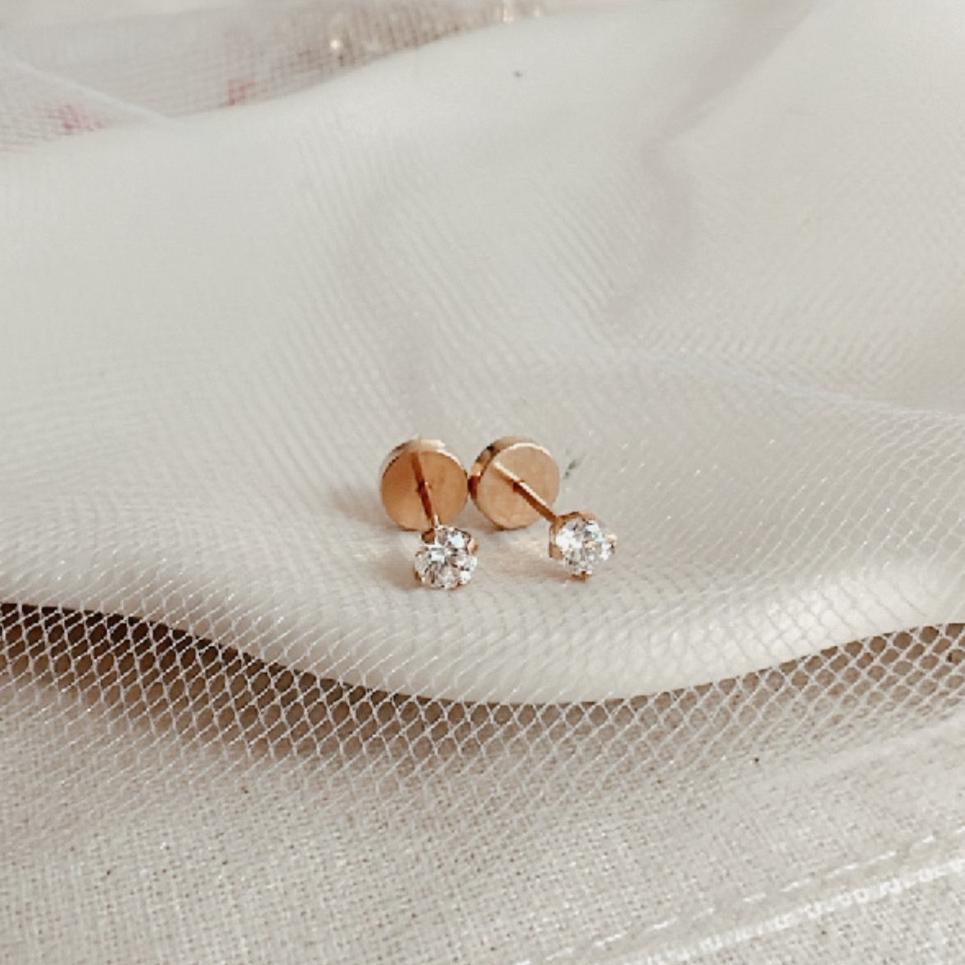 Caravanas abridores circonia oro18k ♥️