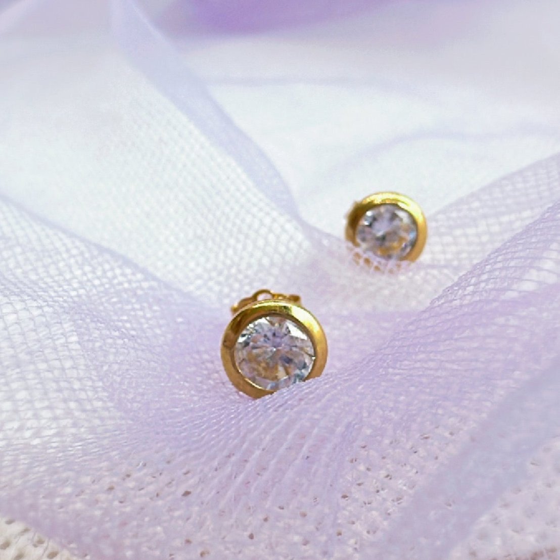 Caravana Virola con cubi oro18k