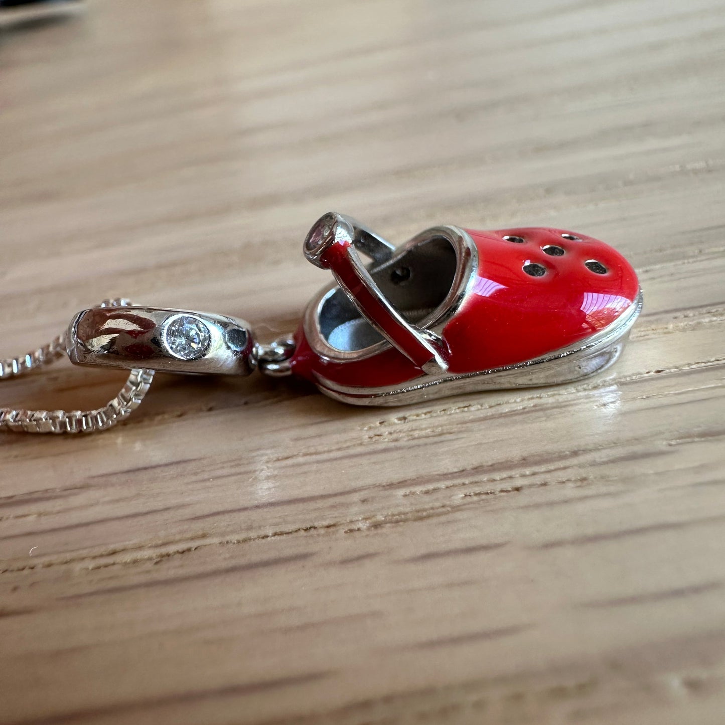 Cadena veneciana + dije CROC – Plata 925