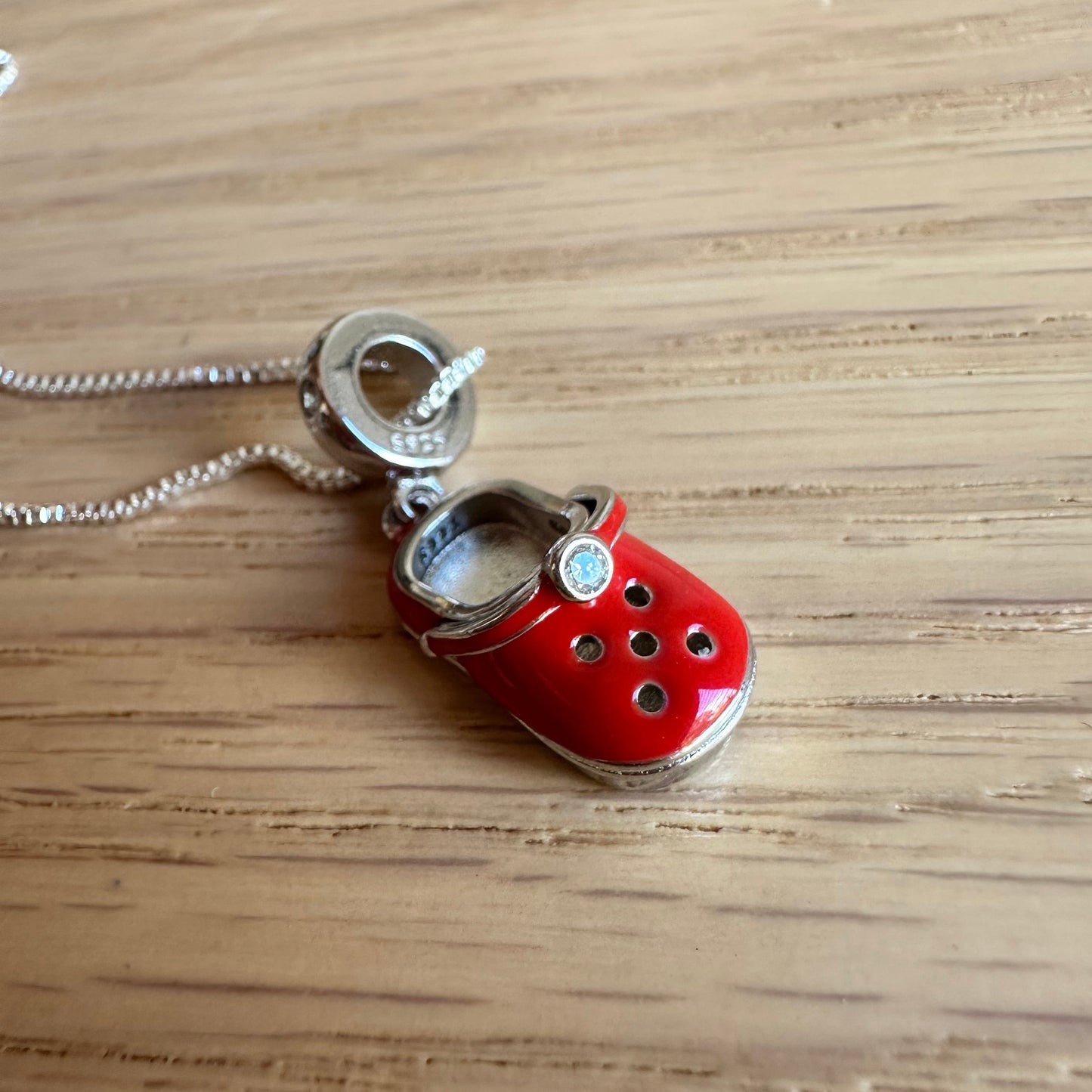 Cadena veneciana + dije CROC – Plata 925