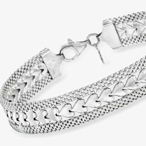 pb129 Pulsera corazones ❤